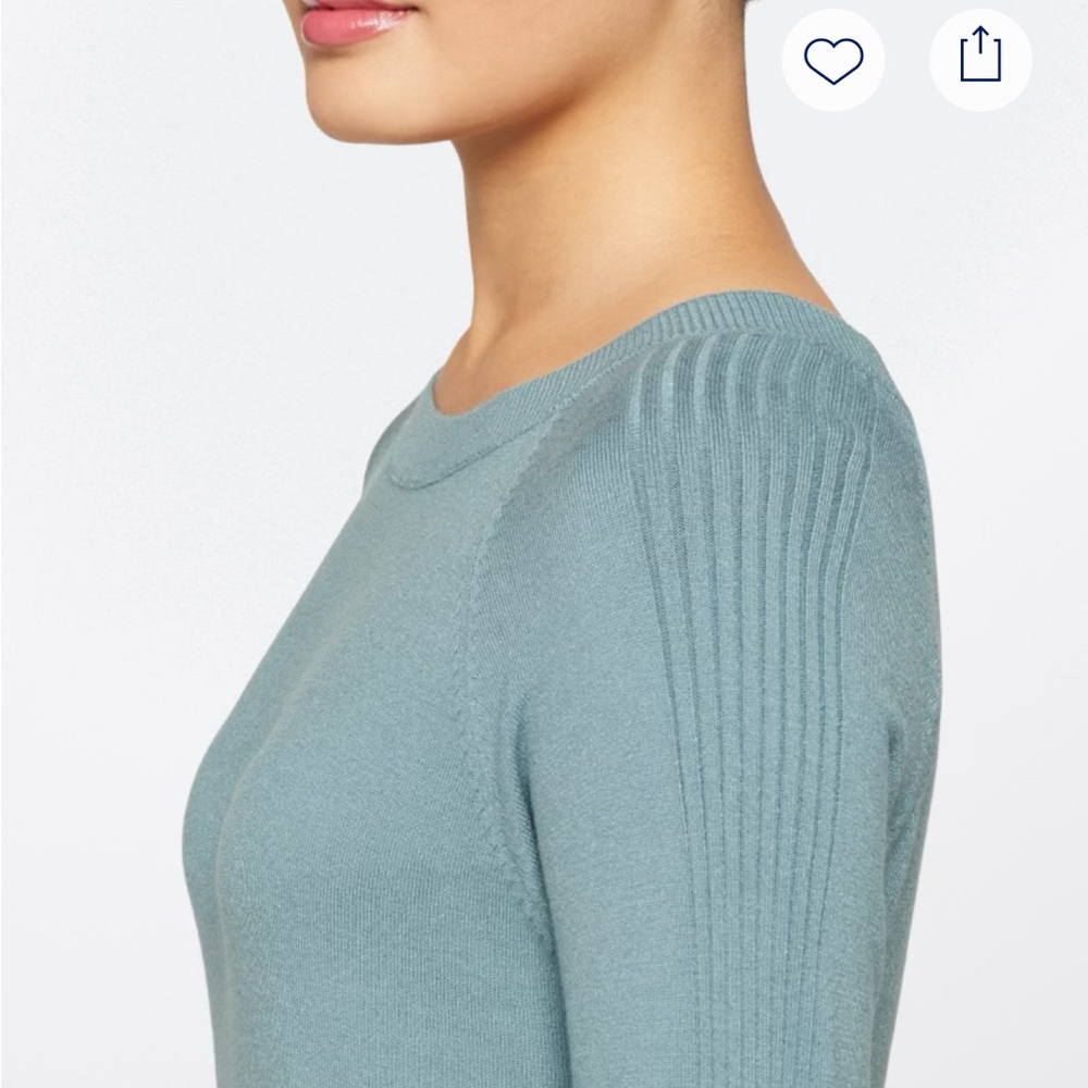 Pink Clover Teal Knit Sweater - Picture 4 of 11